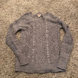 cable knit sweater